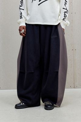 Pantalon de jogging iets frans... noir et gris à empiècements Sid