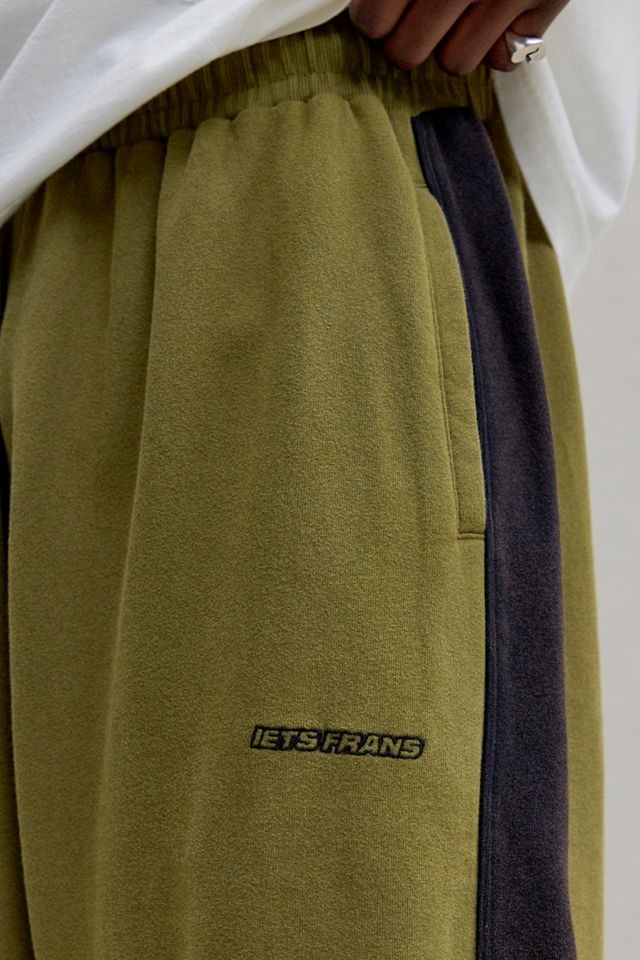 iets frans... Pantaloni da Jogging Corti con Orlo Grezzo Harri Kaki #2