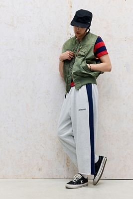 iets frans... Grey Harri Panel Crop Joggers