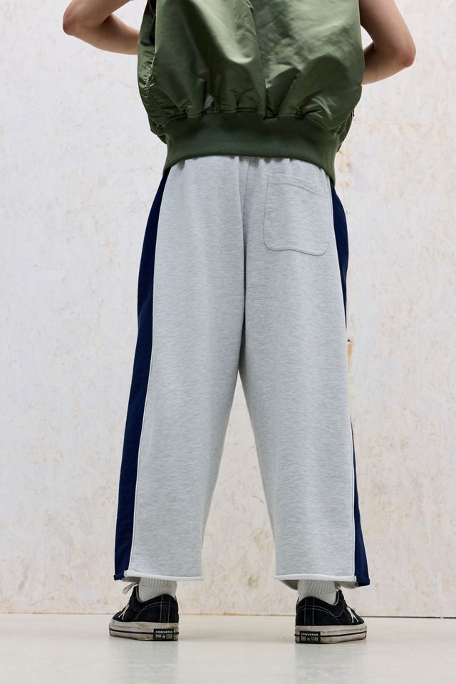 iets frans... Pantaloni Jogger Corti Grigi Harri a Pannelli #3