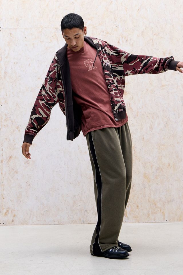 iets frans... Khaki Harri Panel Baggy Joggers #1