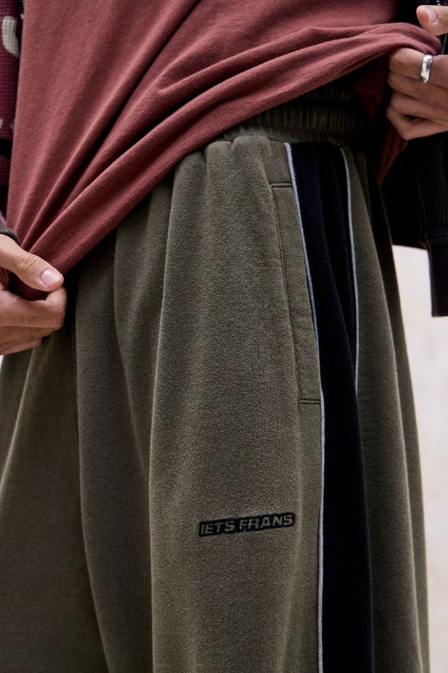 iets frans... Khaki Harri Panel Baggy Joggers #2