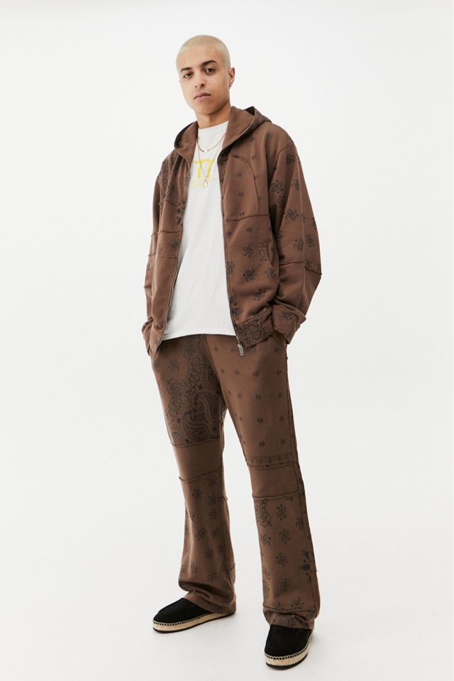Jaded London Brown Bandana Joggers #1