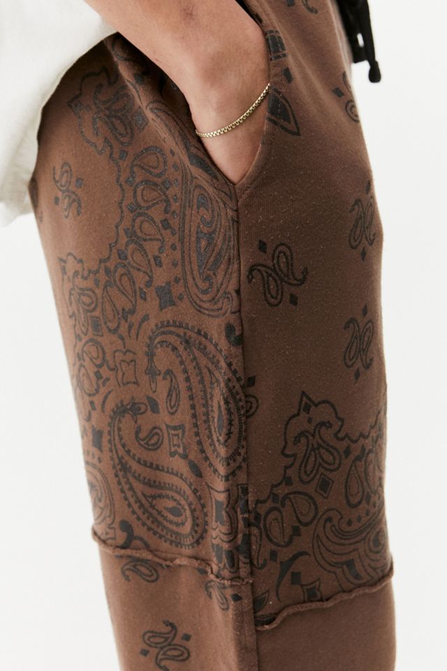 Jaded London Brown Bandana Joggers #4