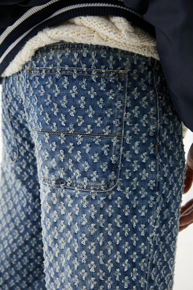 Jaded London Light Blue Distressed Straight Jeans #3