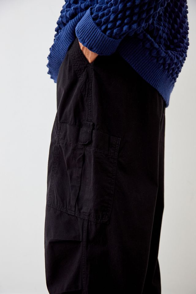 Jaded London Black Oversized Parachute Pants #2
