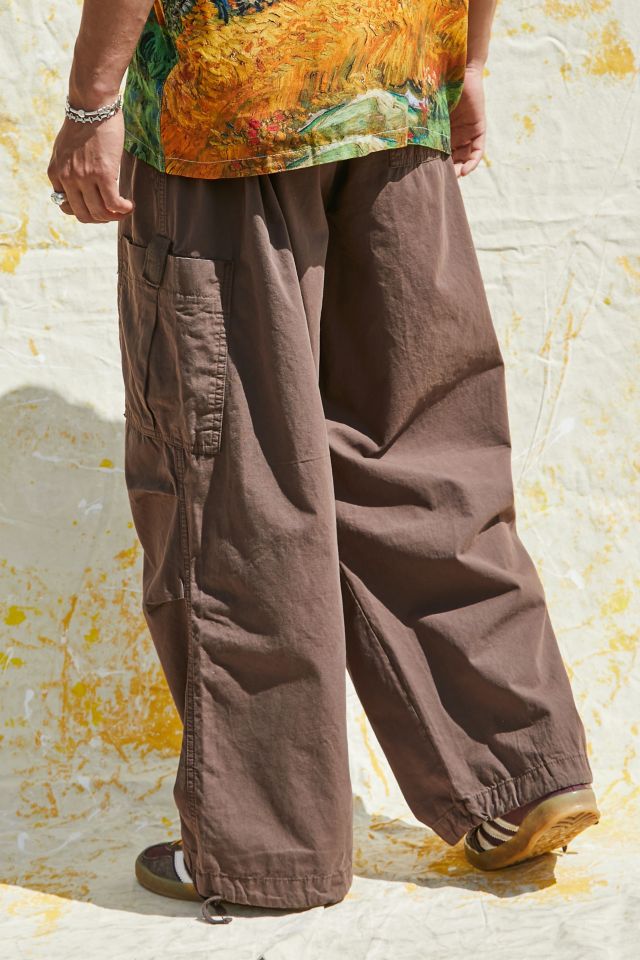 Jaded London OVERSIZED PARACHUTE PANTS - Cargo trousers - dark