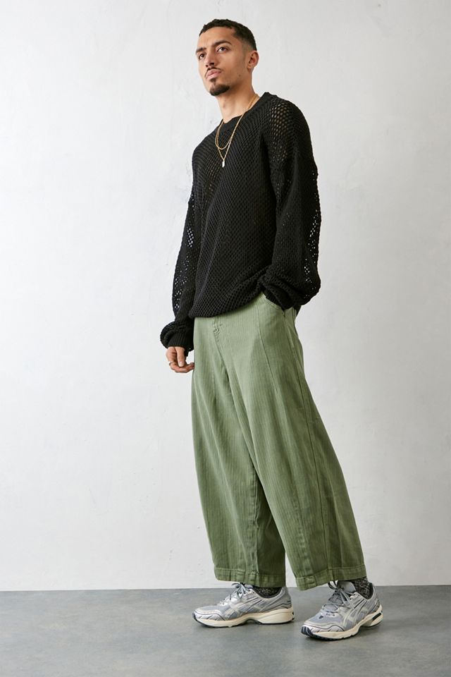 Jaded London Pantalones globo de oliva #1