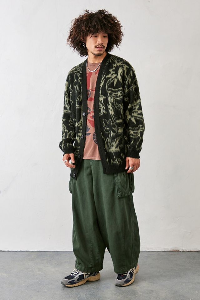 Jaded London Forest Green Balloon Pants #1