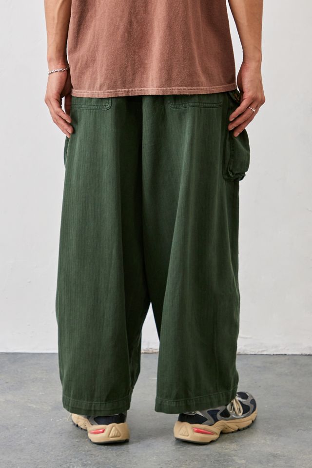 Jaded London Forest Green Balloon Pants #2