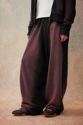 Jaded London Red & Black Dye Monster Joggers | Urban