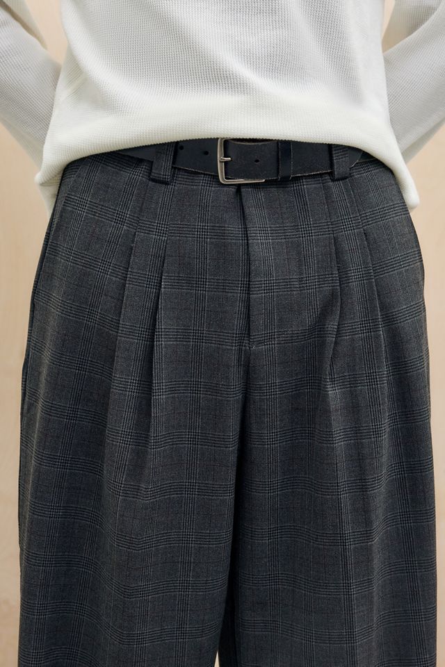 Shop Goliath Light Grey Pinstripe Suit Pants | Jaded London