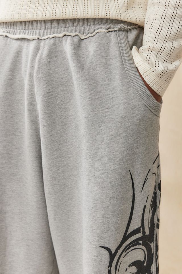 Jaded London Grey Marl Tattoo Monster Joggers #3