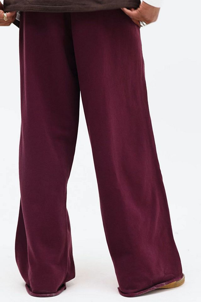 Jaded London Dark Red Monster Joggers | Urban Outfitters UK