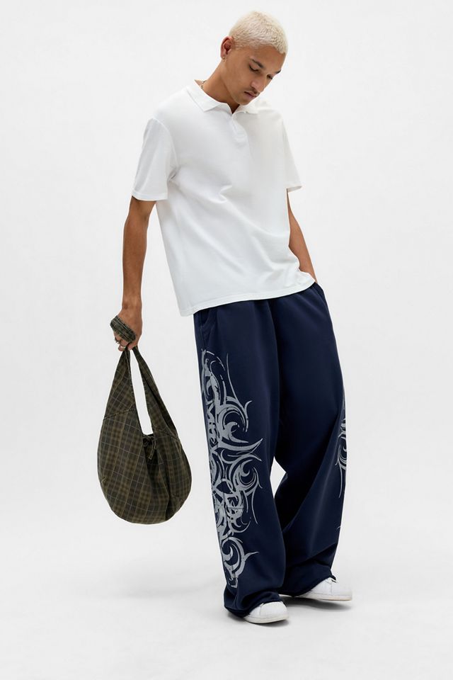 Jaded London Navy Baggy Blade Monster Joggers #1