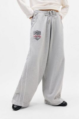 Jaded London Pantaloni della Tuta Grigi Tempo Monster