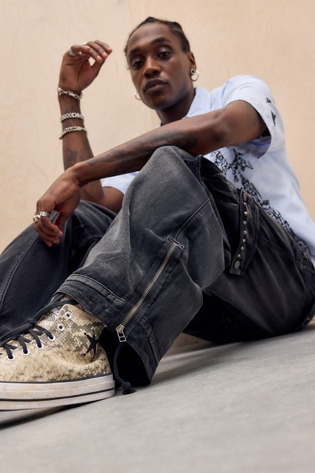 Pantaloni Cargo Trooper Sbiaditi Black Sun Jaded London #1