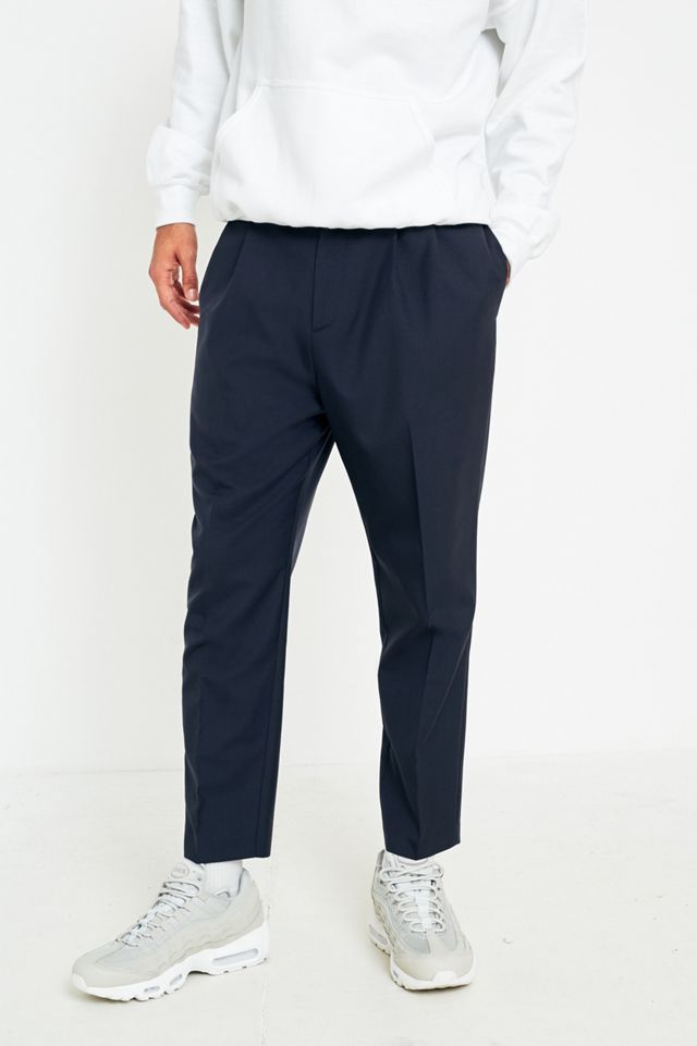Loom Aiden Pegged Navy Trousers #1
