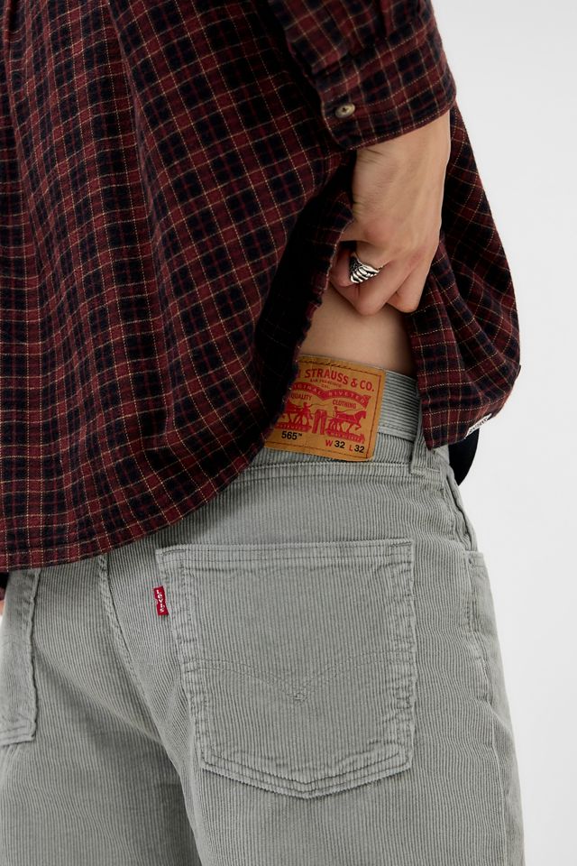 Pantalones Holgados de Pana Levi's Limestone 565 #1