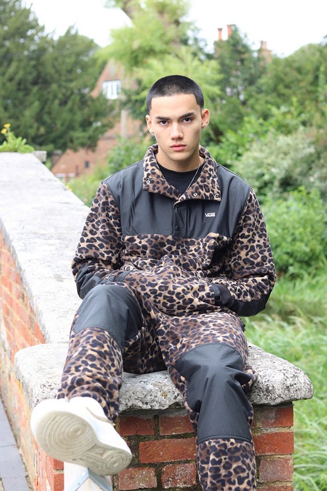 Vans Leopard Print Fleece Trousers #1