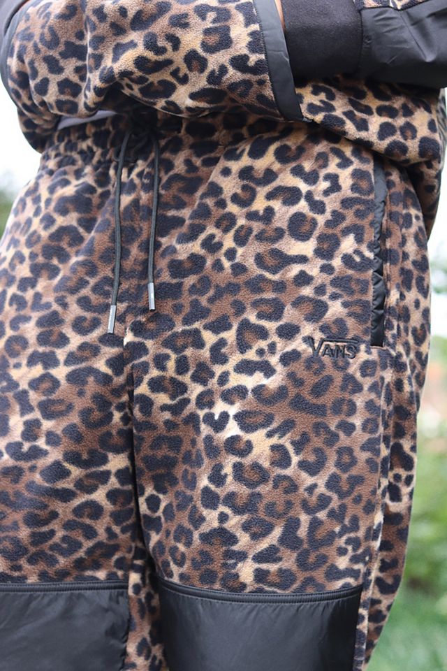 Vans Leopard Print Fleece Trousers #3