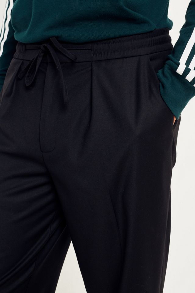 UO Black Brushed Twill Tailored Trousers #2