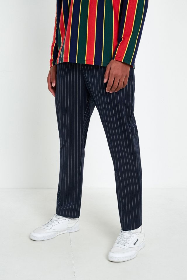 Loom Navy Pantaloni Gessati #1