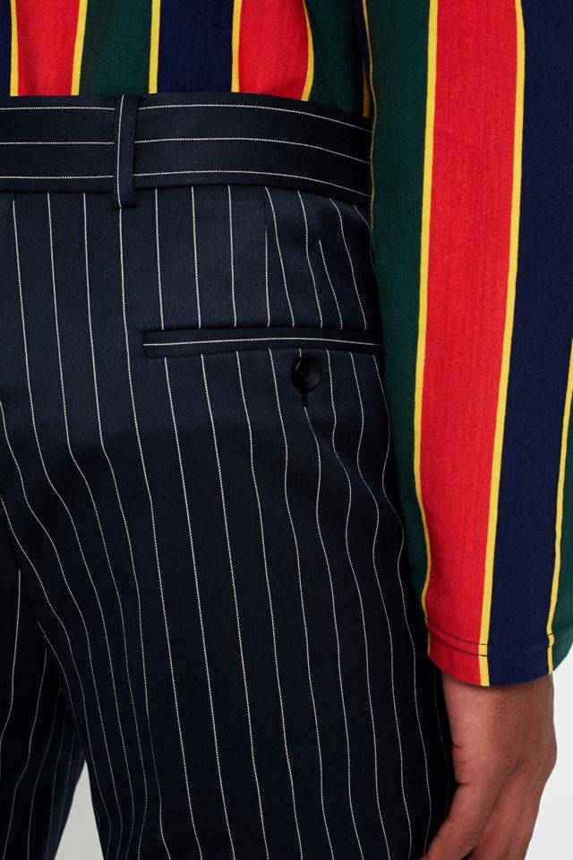 Loom Navy Pantaloni Gessati #5
