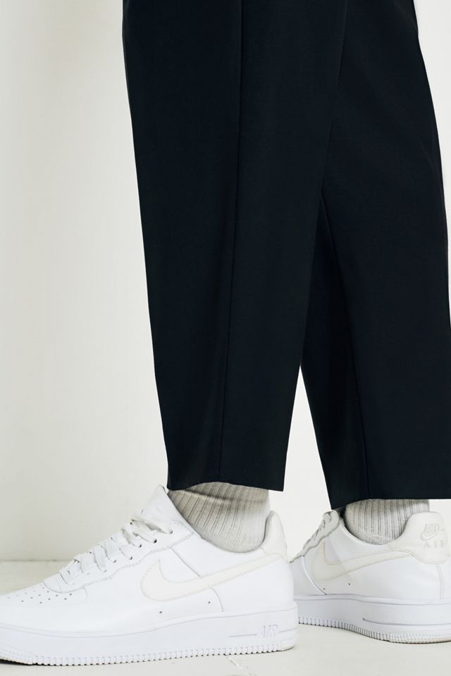 UO Black Tailored Drawstring Trousers #5