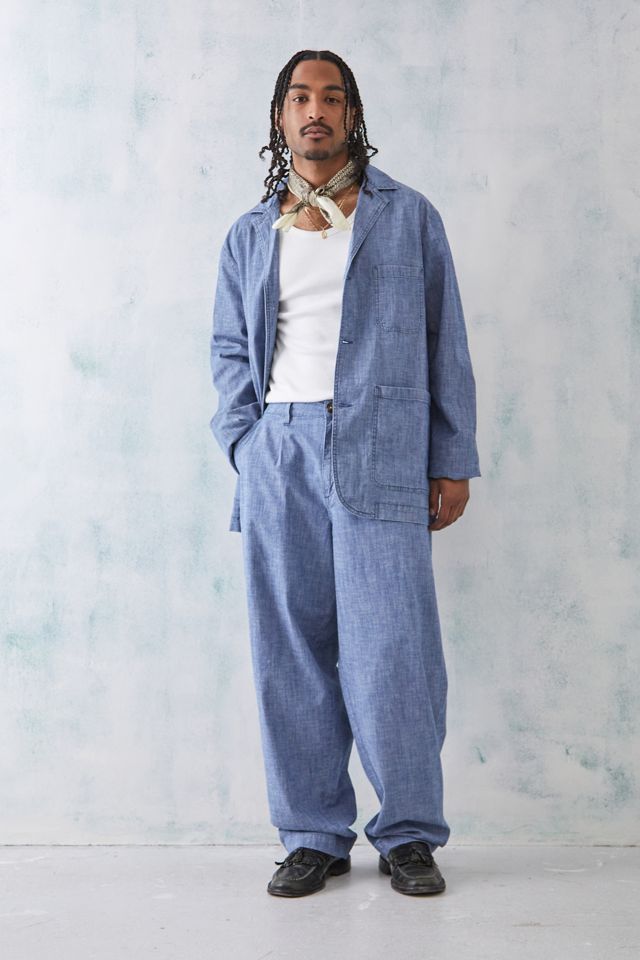 Loom Chambray Flood Pants  #3