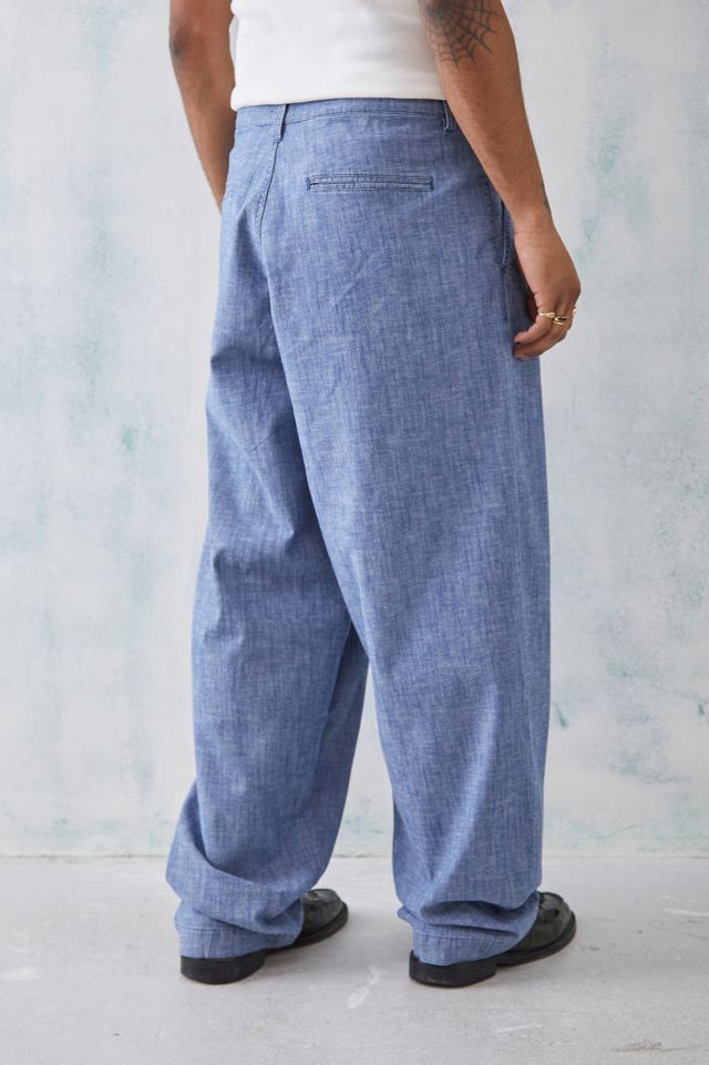 Loom Chambray Flood Pants  #4
