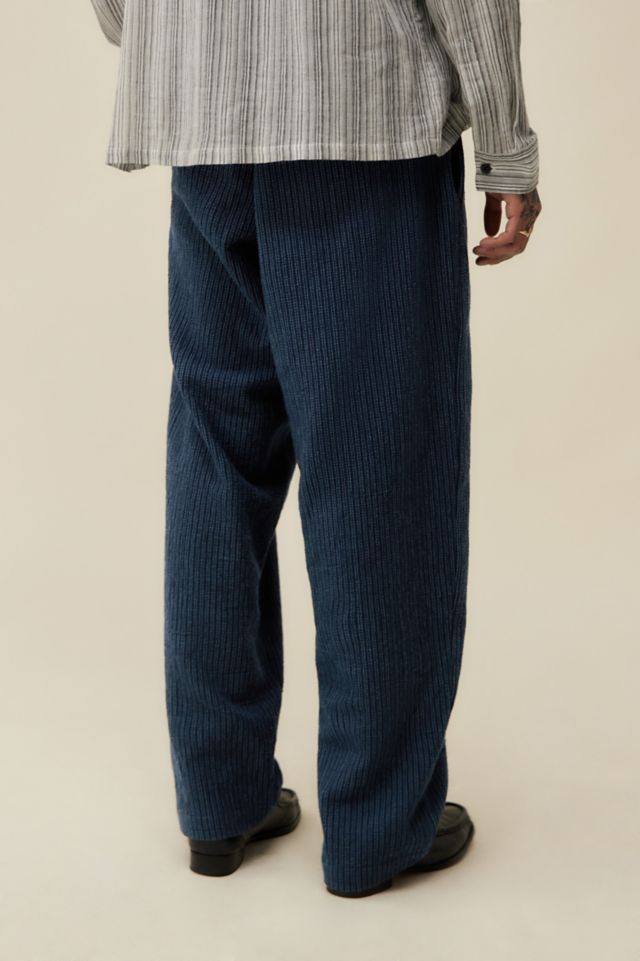 Loom Navy Stripe Flood Pants | Urban Outfitters UK