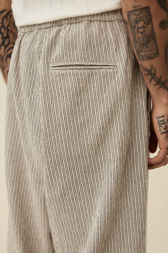 Loom Ecru Stripe Flood Pants  #3