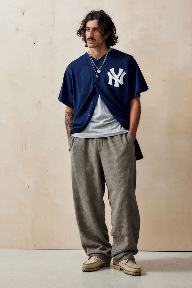 Loom Grey Flood Textured Trousers #1