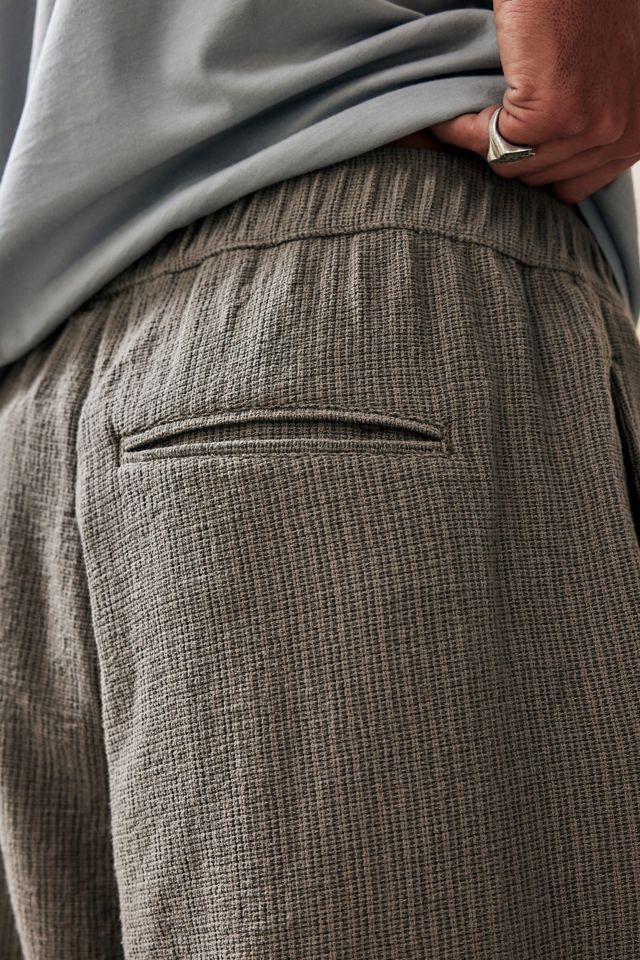 Loom Grey Flood Textured Trousers #3