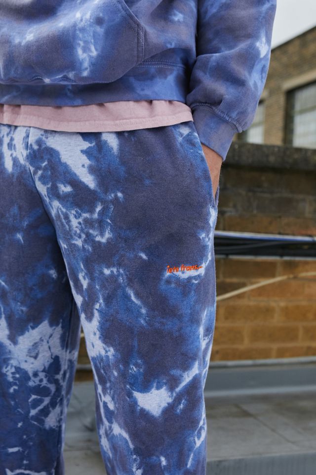 iets frans… Unisex Indigo Tie-Dye Joggers #1