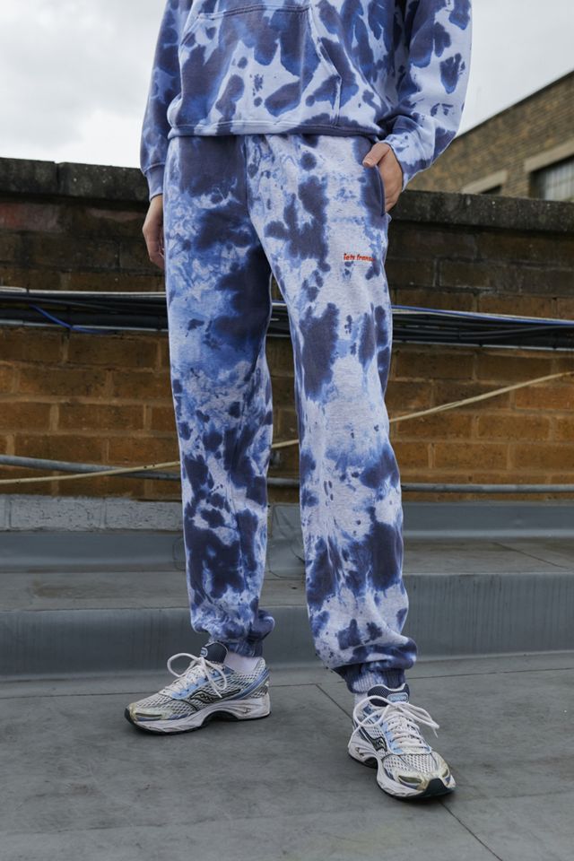 iets frans… Unisex Indigo Tie-Dye Joggers #2