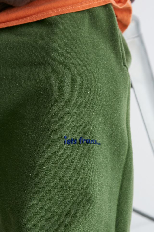 iets frans... Avocado Grün Überfärbte Jogginghose #1