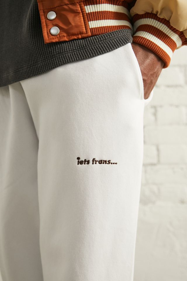 iets frans... White Joggers #1