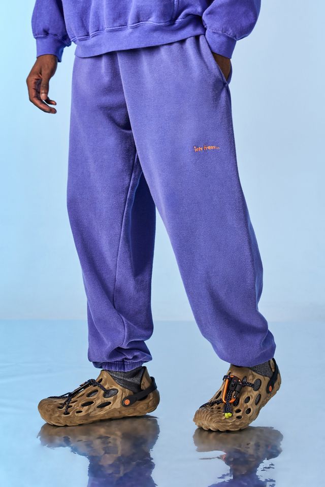 iets frans...Washed Purple Joggers  #1
