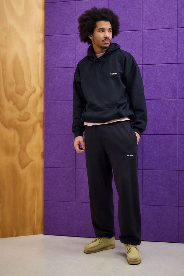 iets frans... Black Embroidered Joggers #1