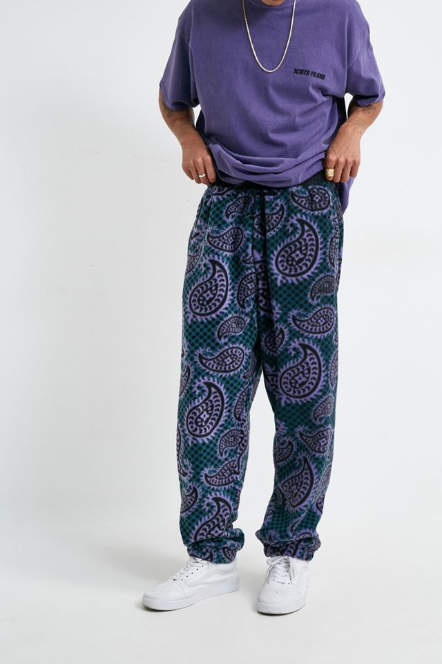 OBEY Easy Eisley Paisley Fleece Trousers #2