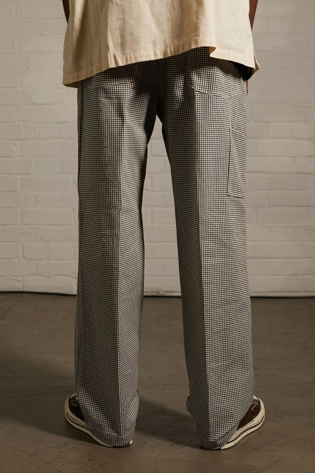 OBEY Houndstooth Hardwork Carpenter Pantaloni #3