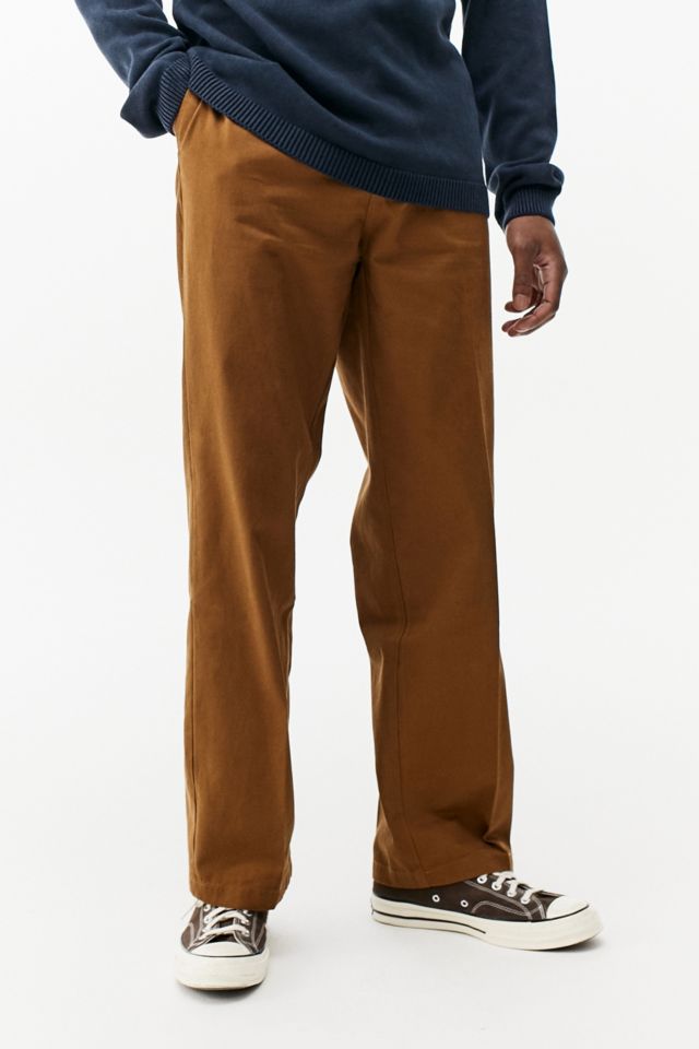Santa Cruz UO Exclusive Brown Twill Skate Trousers | Urban Outfitters UK