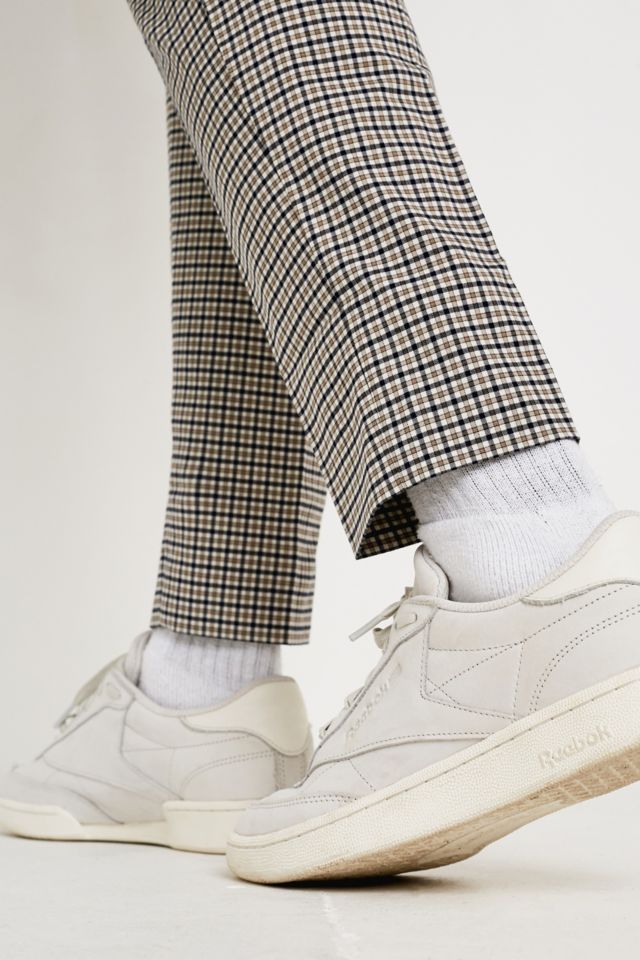 Lacoste live sand checked on sale trousers