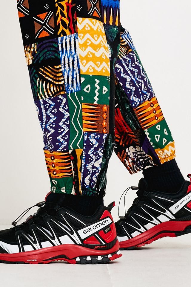 UO Xander Pantaloni patchwork stampa #2