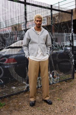 Pantalon de travail brodé beige XLARGE
