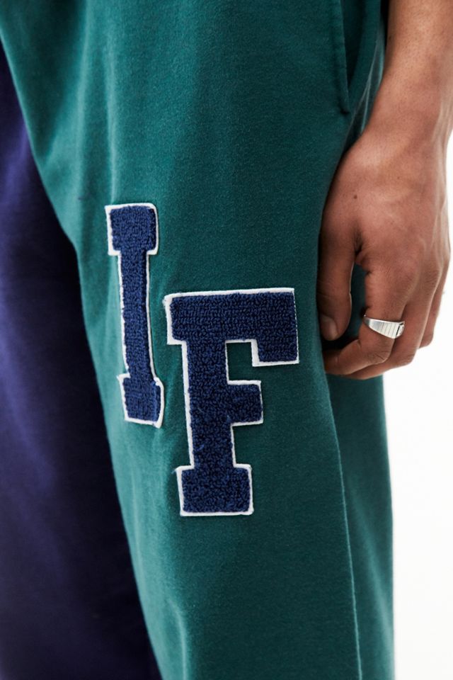 iets frans... - Pantalon de jogging universitaire effet rapiécé #3