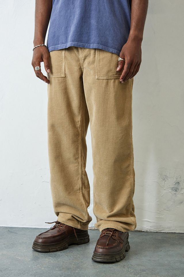 Stan Ray Khaki Corduroy Fat Pants Urban Outfitters UK