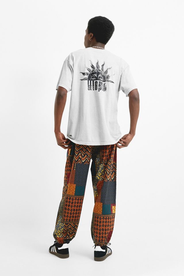 Urban Outfitters – Jogginghose „Xander“ in Braun mit Patchwork-Print #2